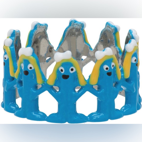 Marc Jacobs Heaven Blue GOO 3D Ring NWT - Picture 4 of 12